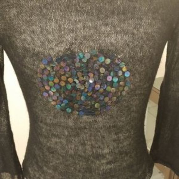 Holt Renfrew Mohair-blend Top Medium - Picture 2 of 3